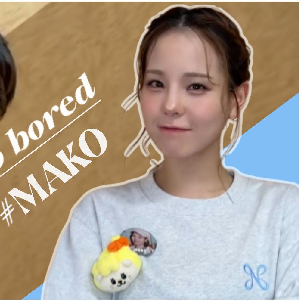 A moment captured by Mako (NiziU)'s fan