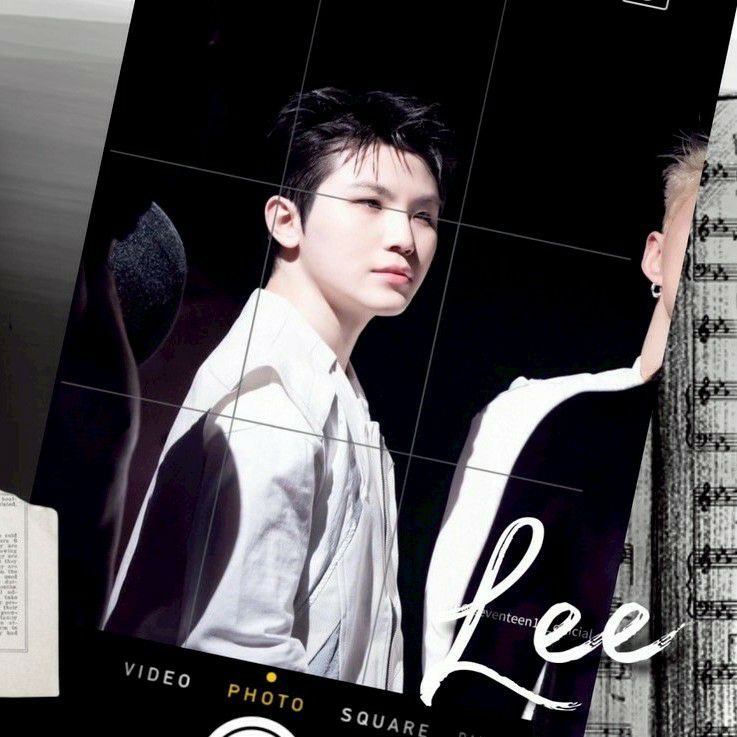 A moment captured by Woozi (SEVENTEEN)'s fan