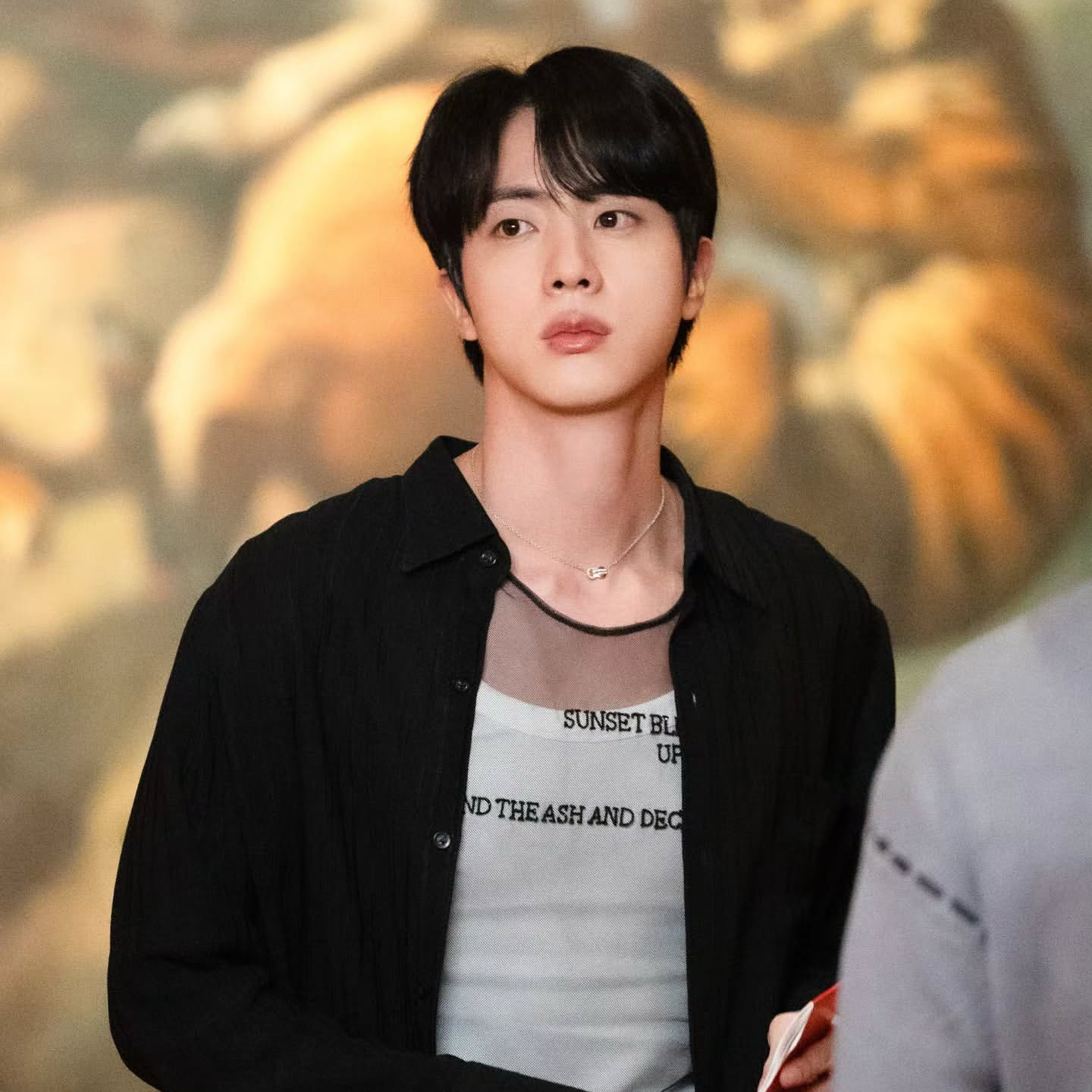 A moment captured by Jin (BTS)'s fan