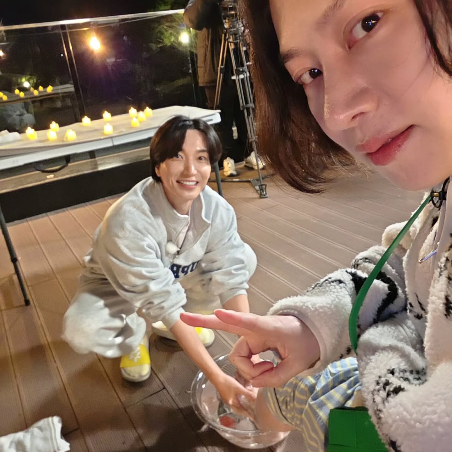 A moment captured by Leeteuk (Super Junior)'s fan