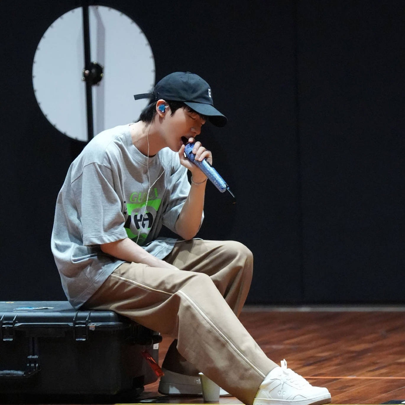 A moment captured by Jin (BTS)'s fan