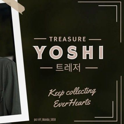 Latest photo of Yoshi (TREASURE)