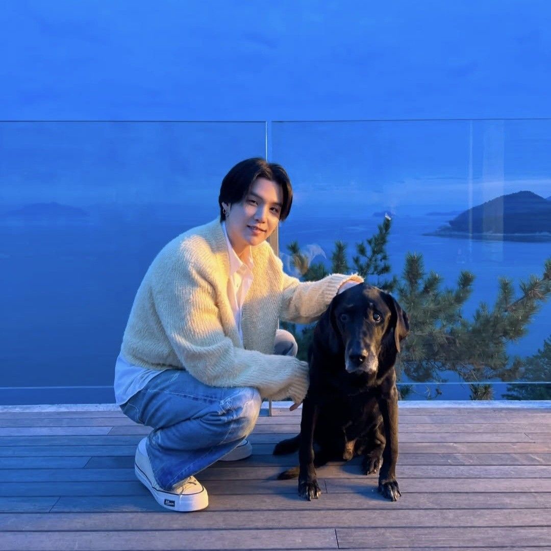 A moment captured by SUGA (BTS)'s fan