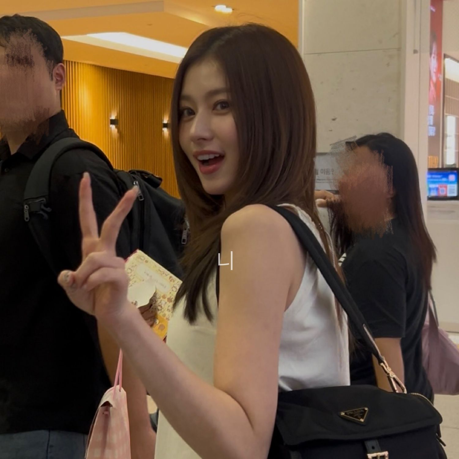 A moment captured by Sana (TWICE)'s fan
