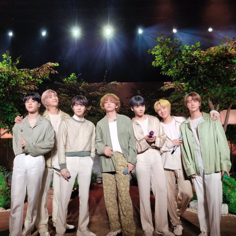 BTSの舞台裏ショット