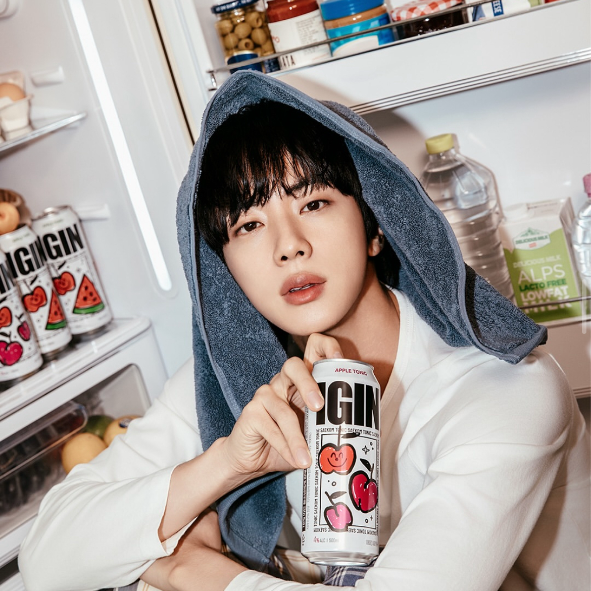 Jin (防彈少年團)粉絲拍下的瞬間
