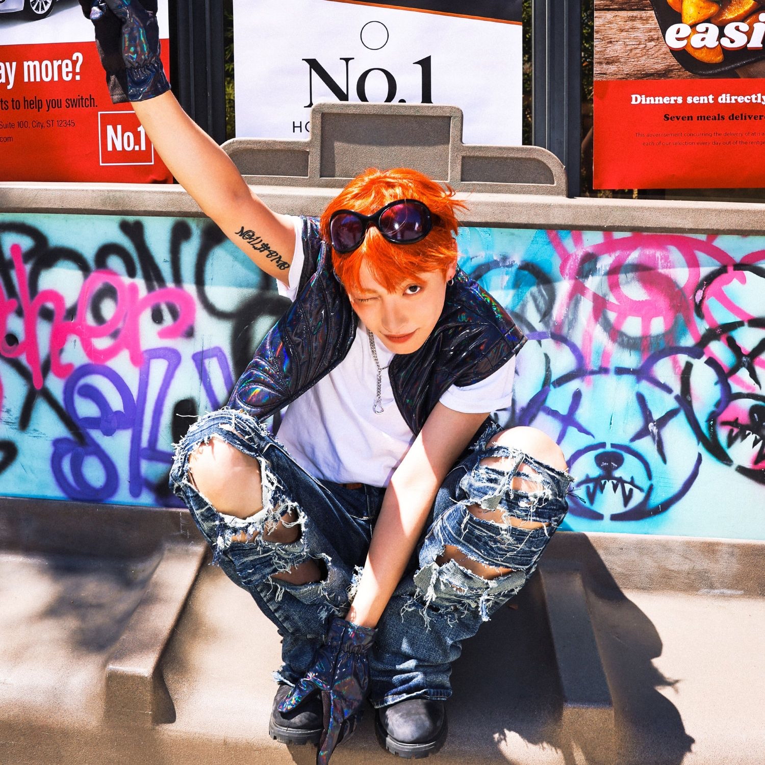 Recent activity shot of Hongjoong (ATEEZ)