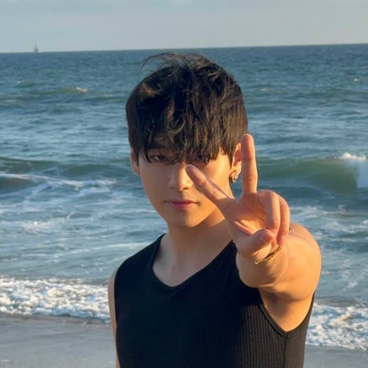 V (防弹少年团)粉丝拍下的瞬间