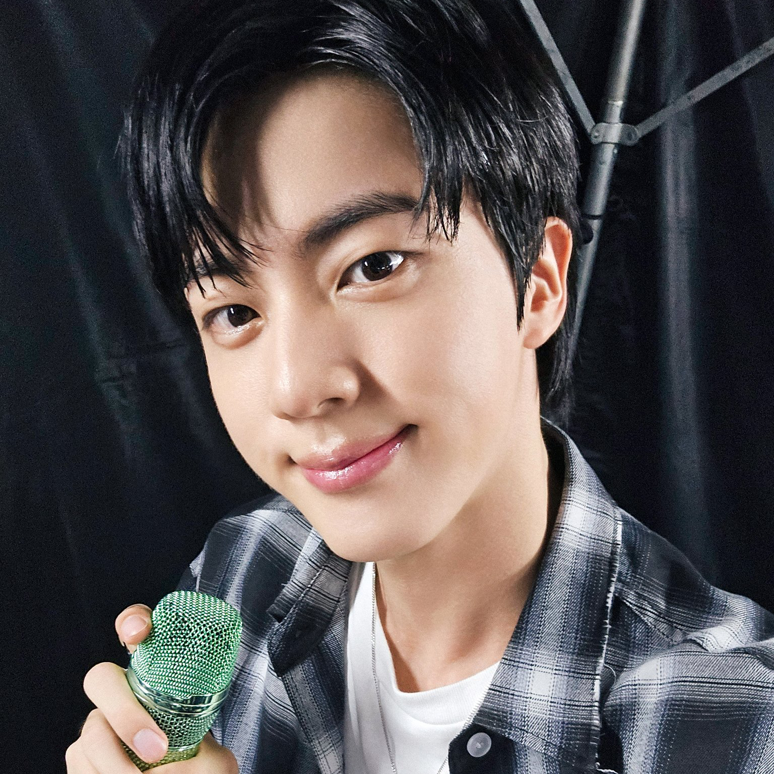 Recent activity shot of Jin (BTS)