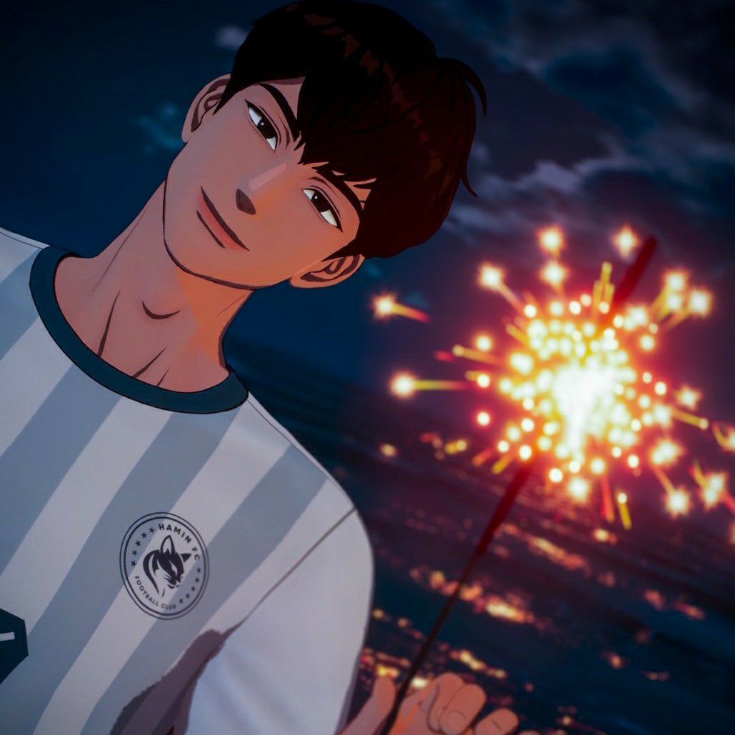 A moment captured by Hamin (PLAVE)'s fan