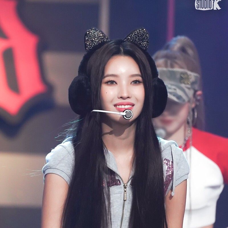 A moment captured by Soyeon (i-dle)'s fan