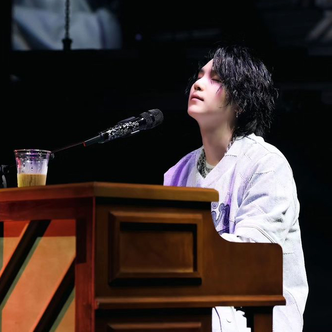 Recent activity shot of SUGA (BTS)