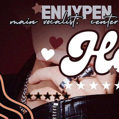 Behind-the-scenes cut of Heeseung (ENHYPEN)