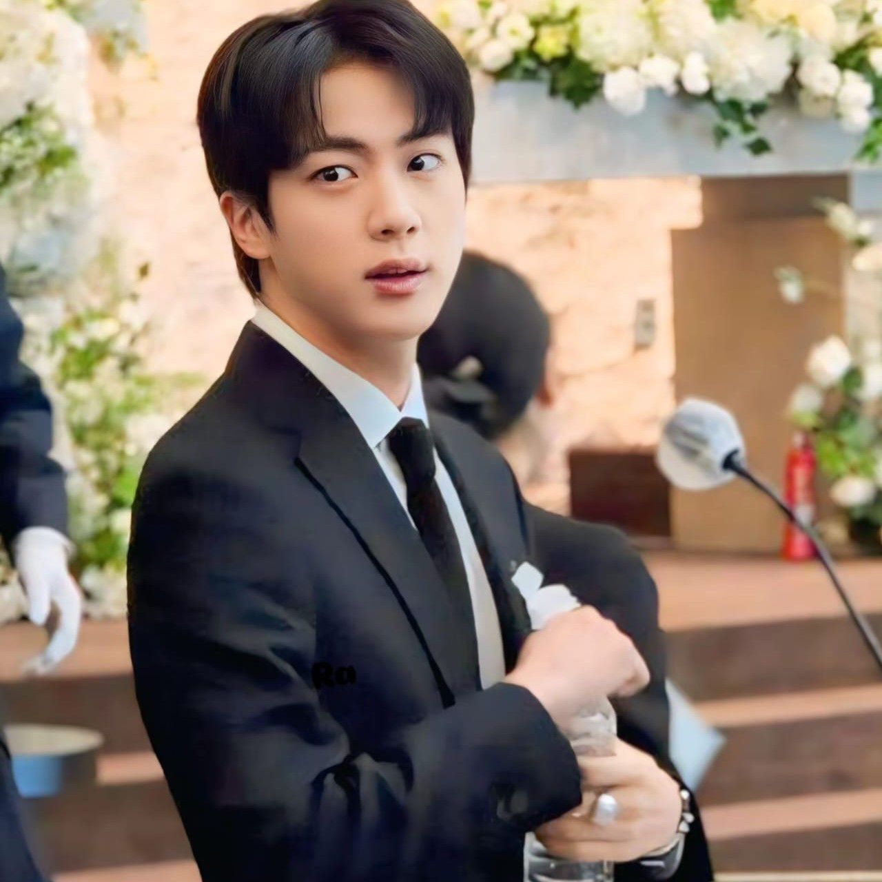 Recent activity shot of Jin (BTS)