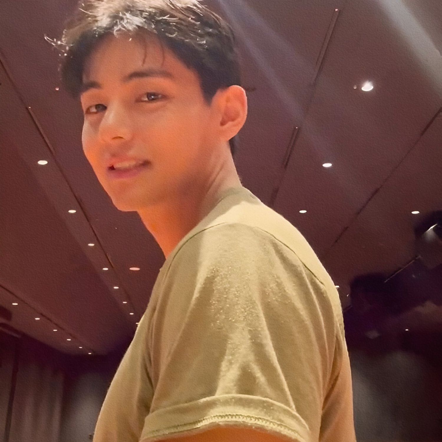Recent activity shot of V (BTS)