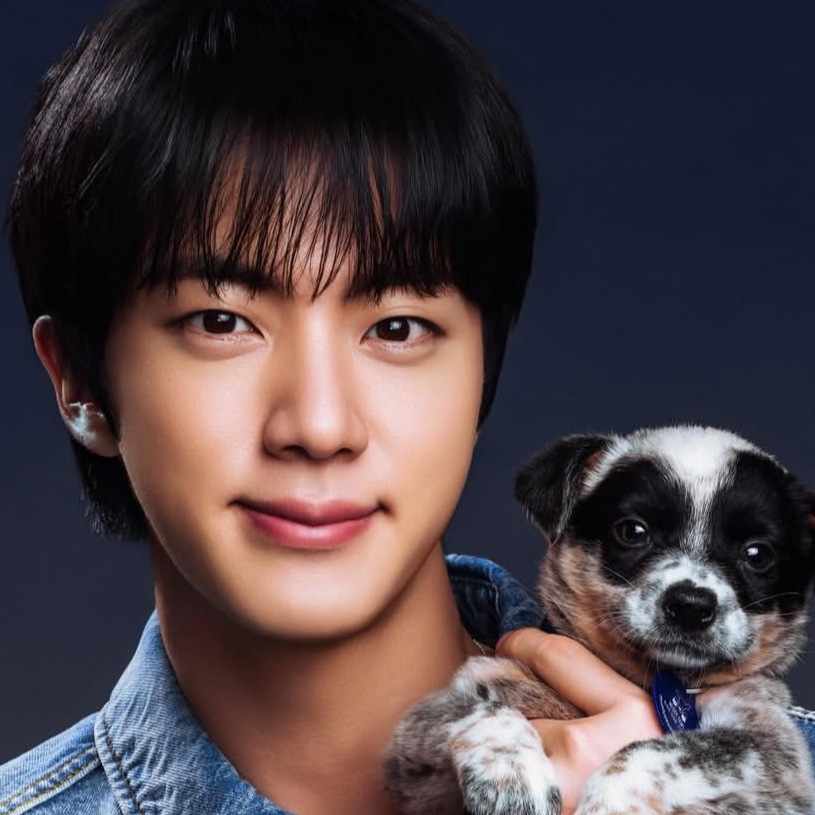 Recent activity shot of Jin (BTS)