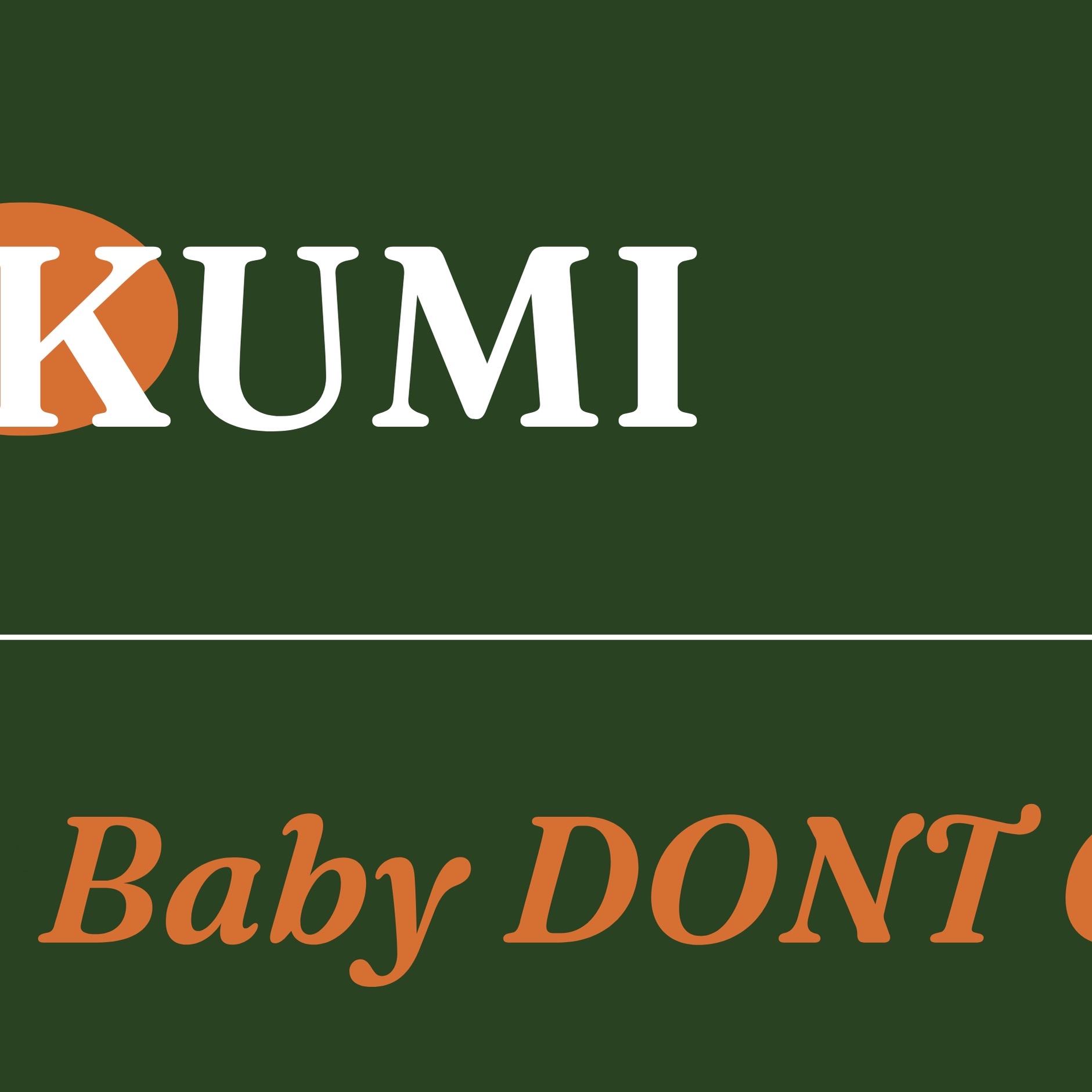 Behind-the-scenes cut of Kumi (Baby DONT Cry)