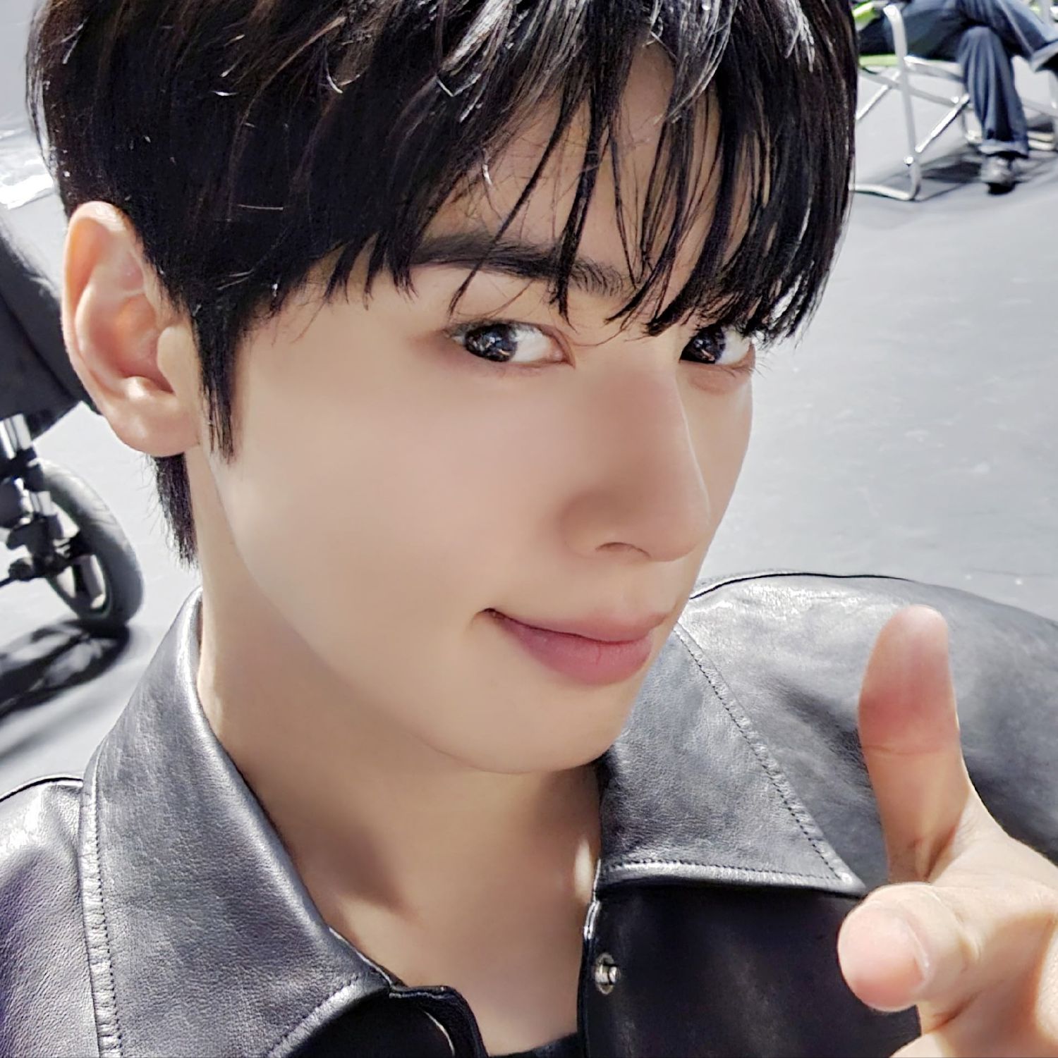 A moment captured by Eunwoo (ASTRO)'s fan