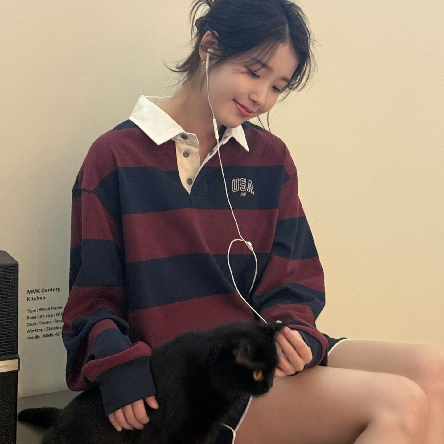 A moment captured by IU's fan