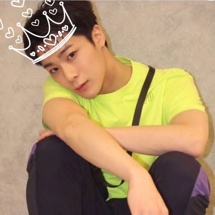 Recent activity shot of Moonbin (ASTRO)