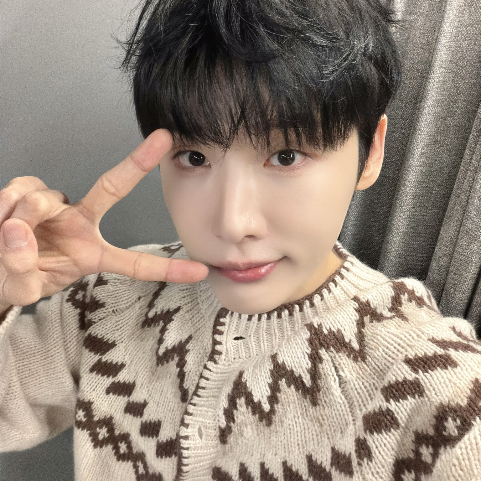 Momen yang diabadikan oleh penggemar Jeon Woong (AB6IX)