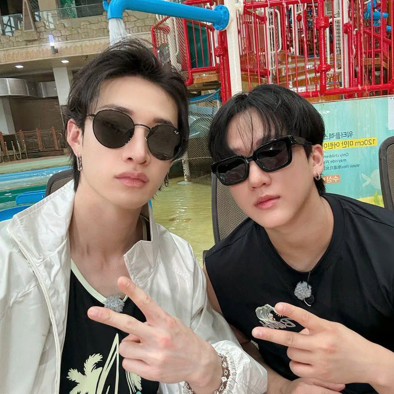 A moment captured by Bang Chan (Stray Kids)'s fan