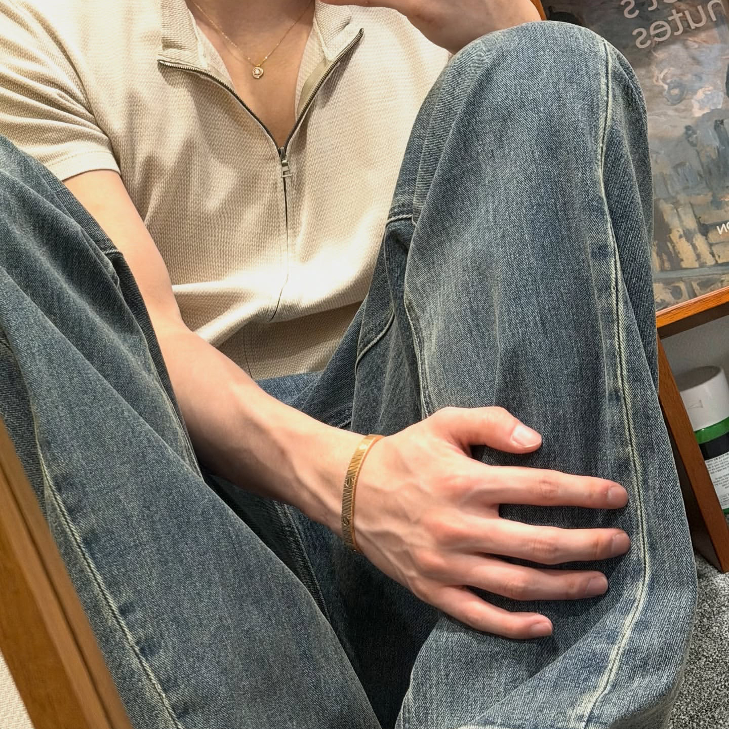 A moment captured by Hyunjin (Stray Kids)'s fan