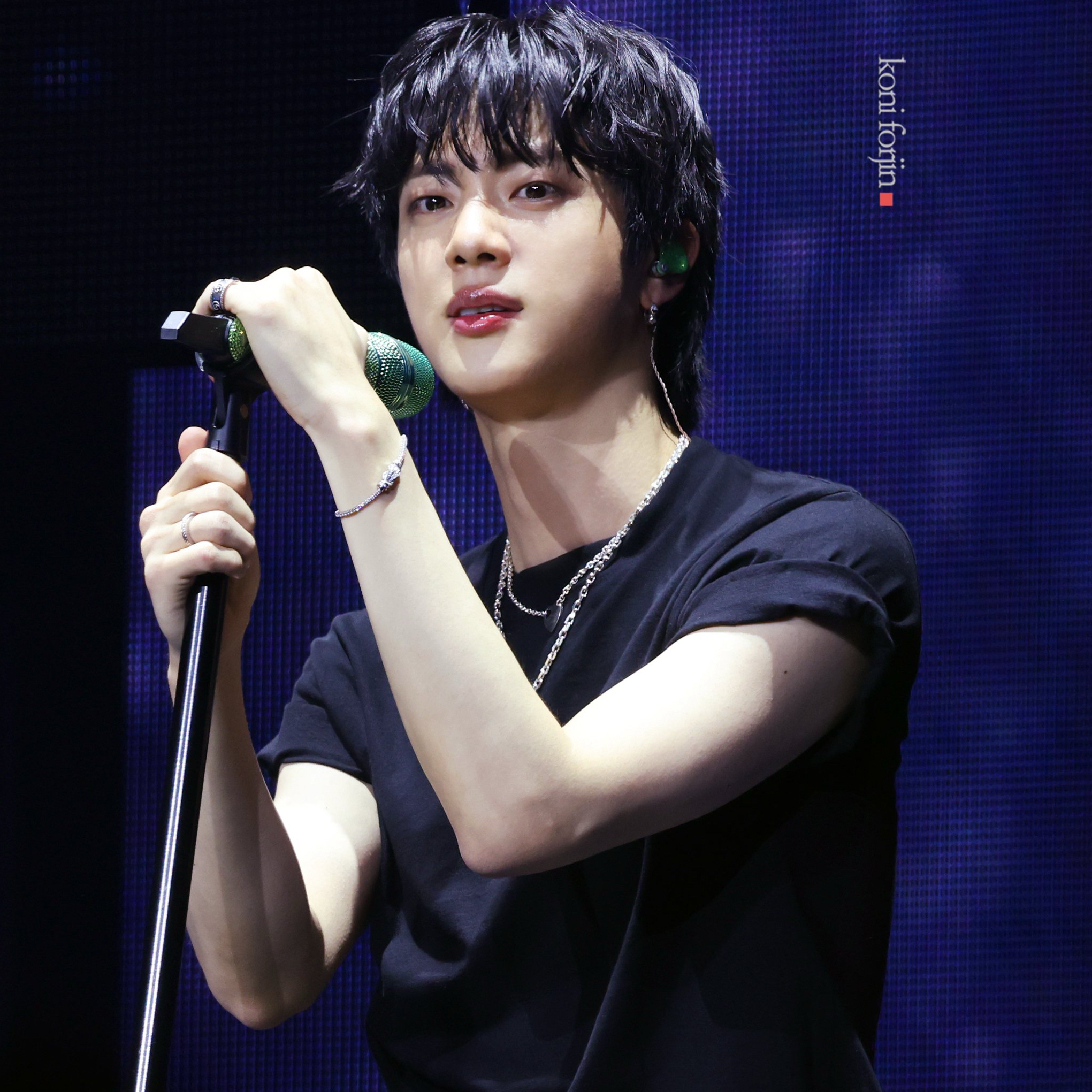 A moment captured by Jin (BTS)'s fan