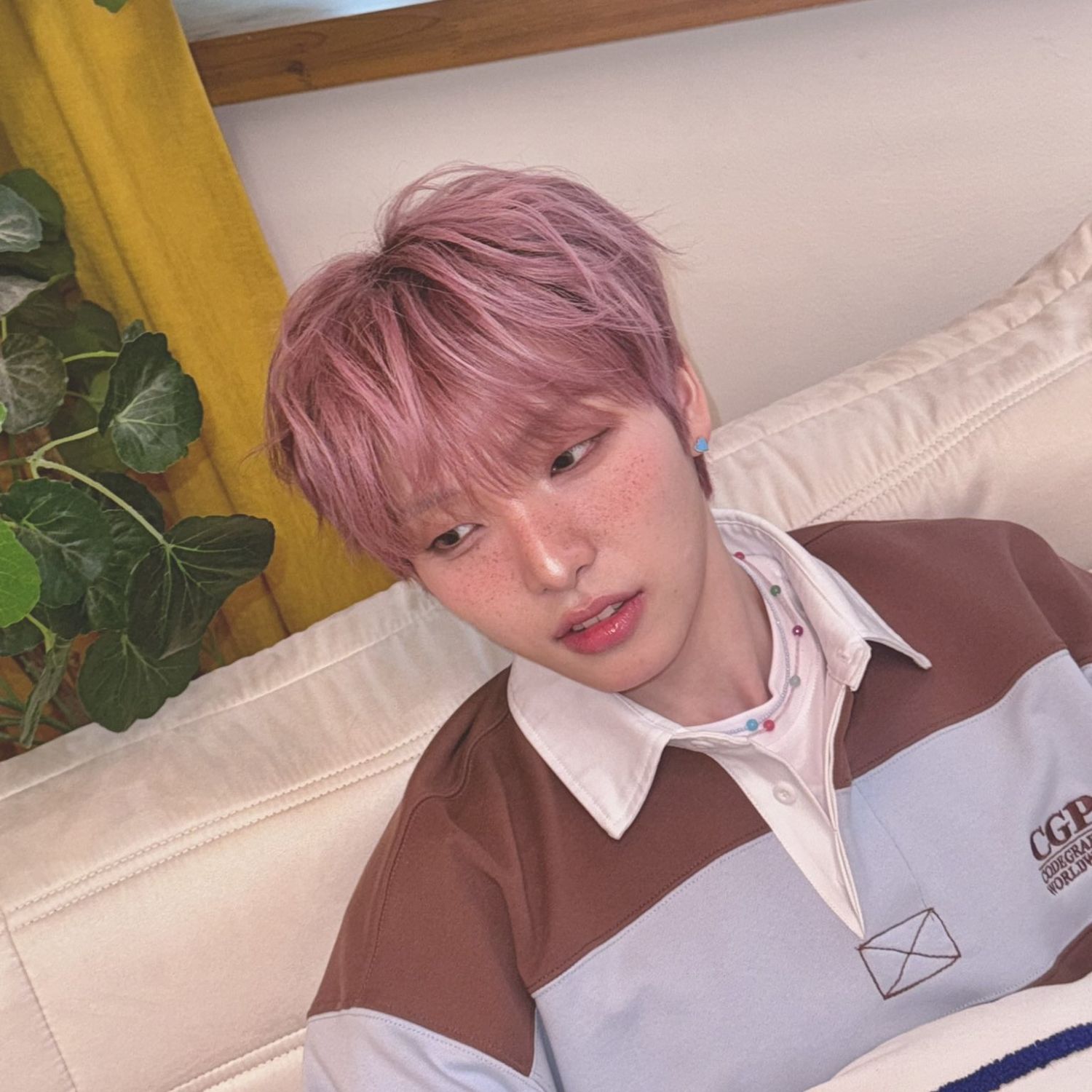 Recent activity shot of Seoho (ONEUS)