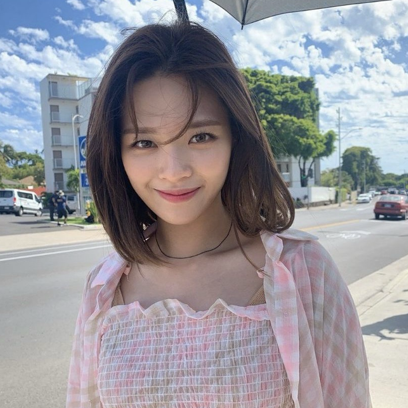 Recent activity shot of Jeongyeon (TWICE)
