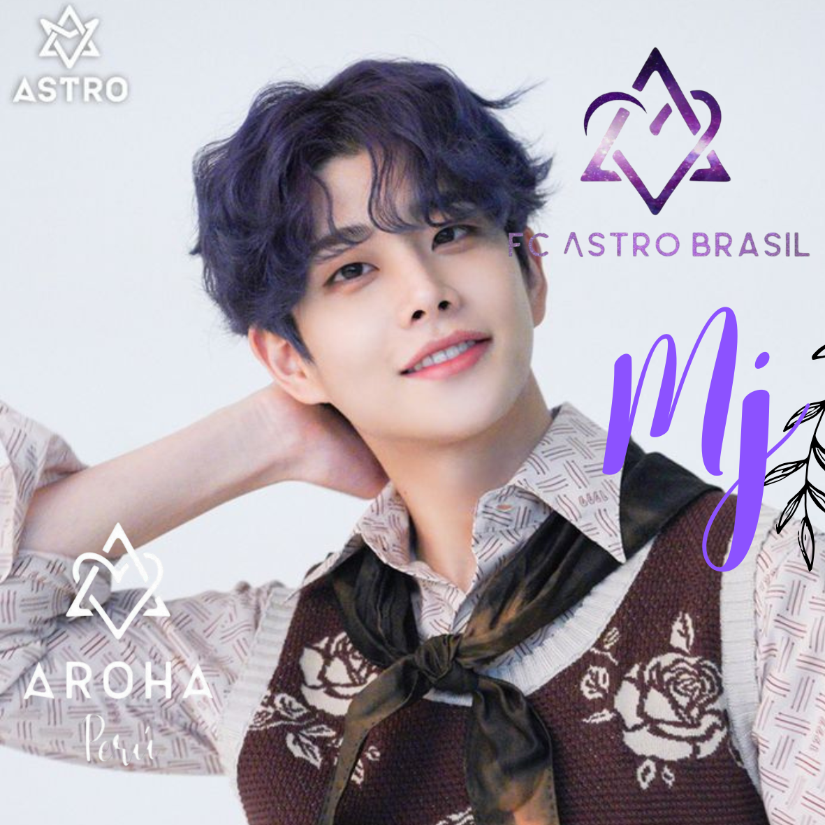 A moment captured by MJ (ASTRO)'s fan