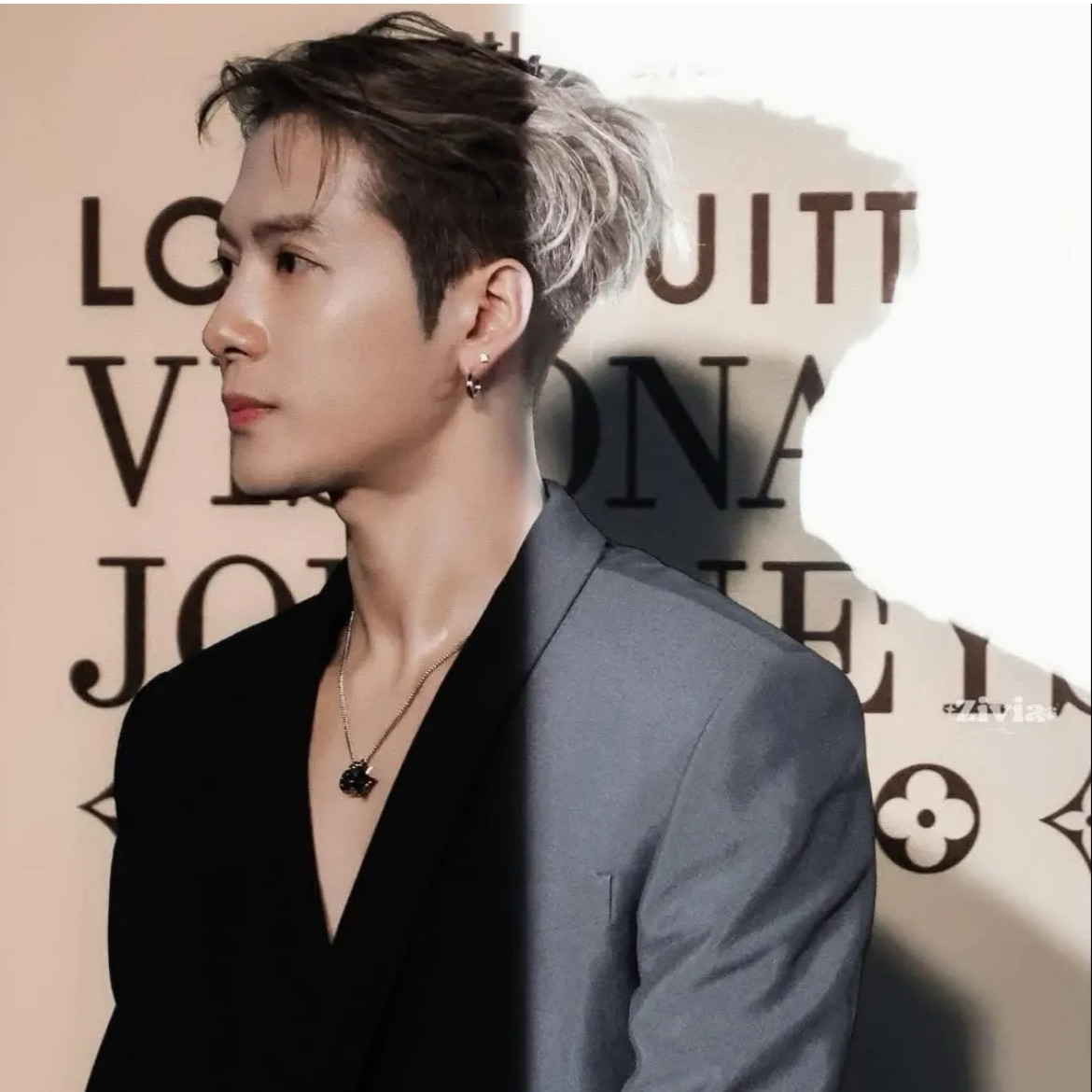 A moment captured by Jackson (GOT7)'s fan