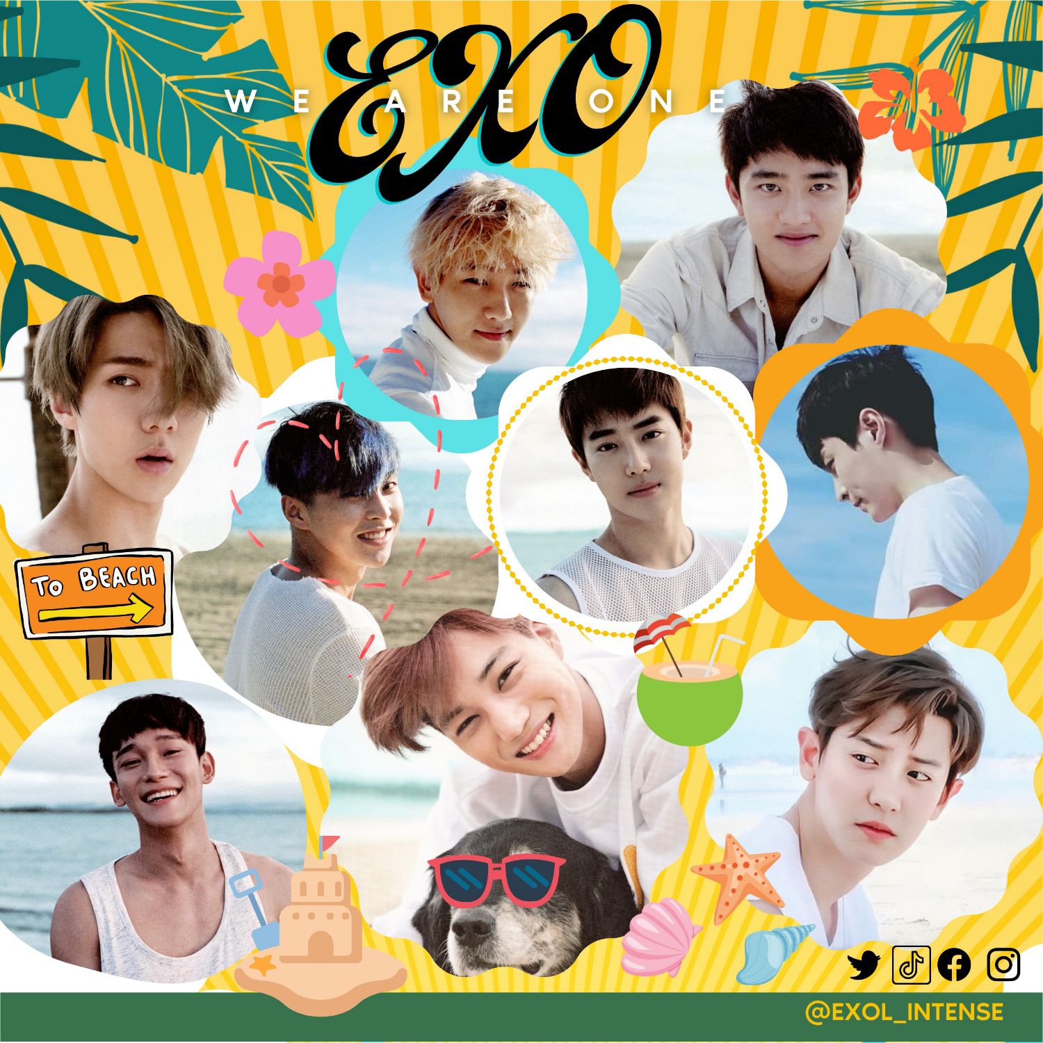 Recent activity shot of EXO