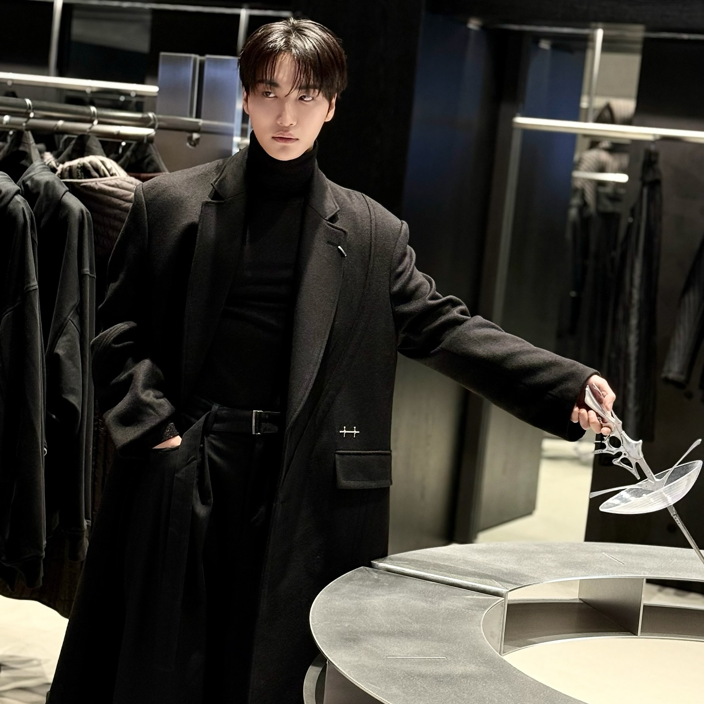 A moment captured by Seonghwa (ATEEZ)'s fan