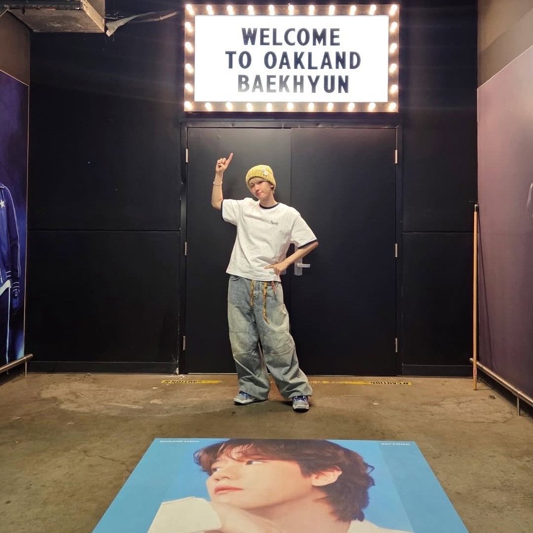 Recent activity shot of Baekhyun (EXO)