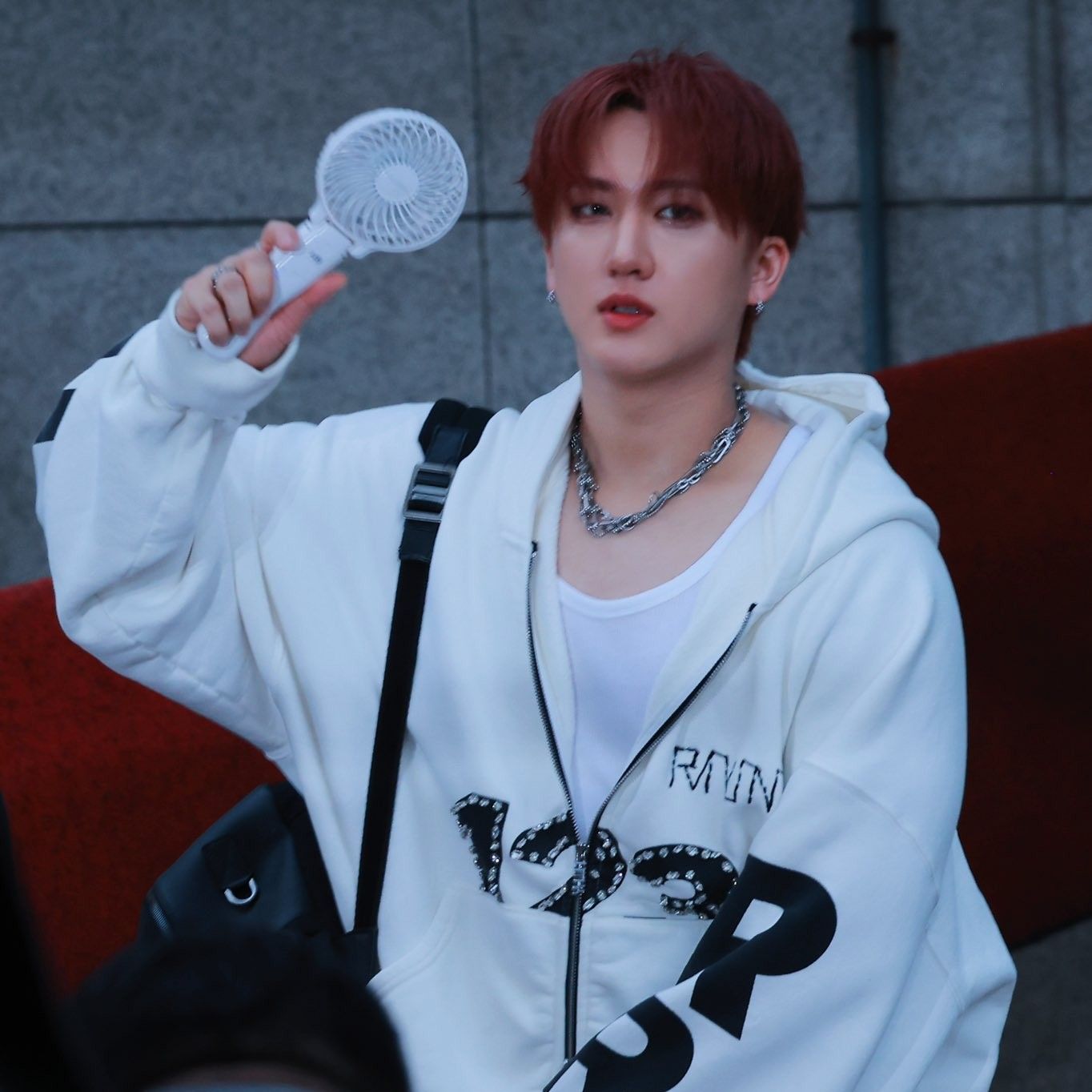 Recent activity shot of Changbin (Stray Kids)