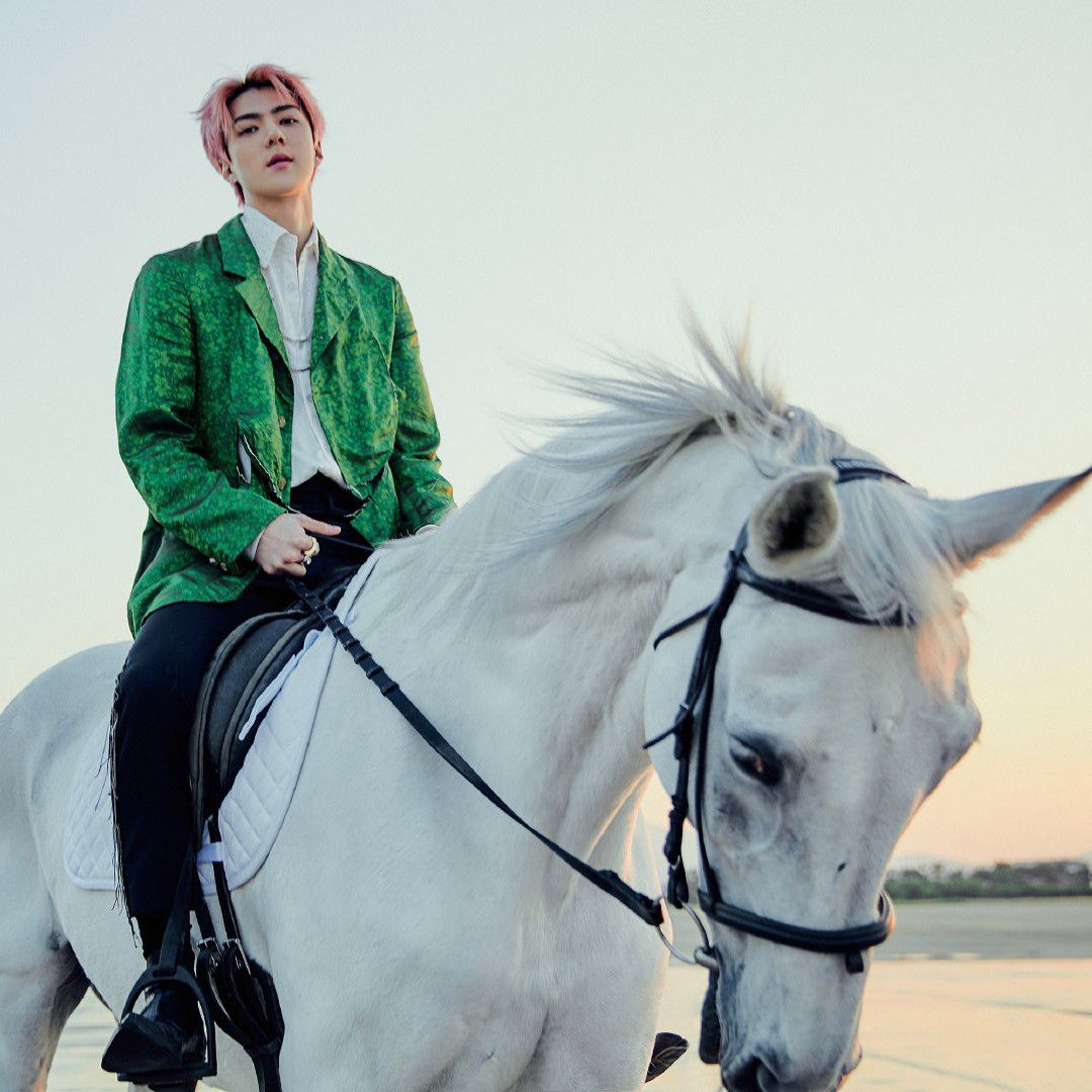 Behind-the-scenes cut of Sehun (EXO)