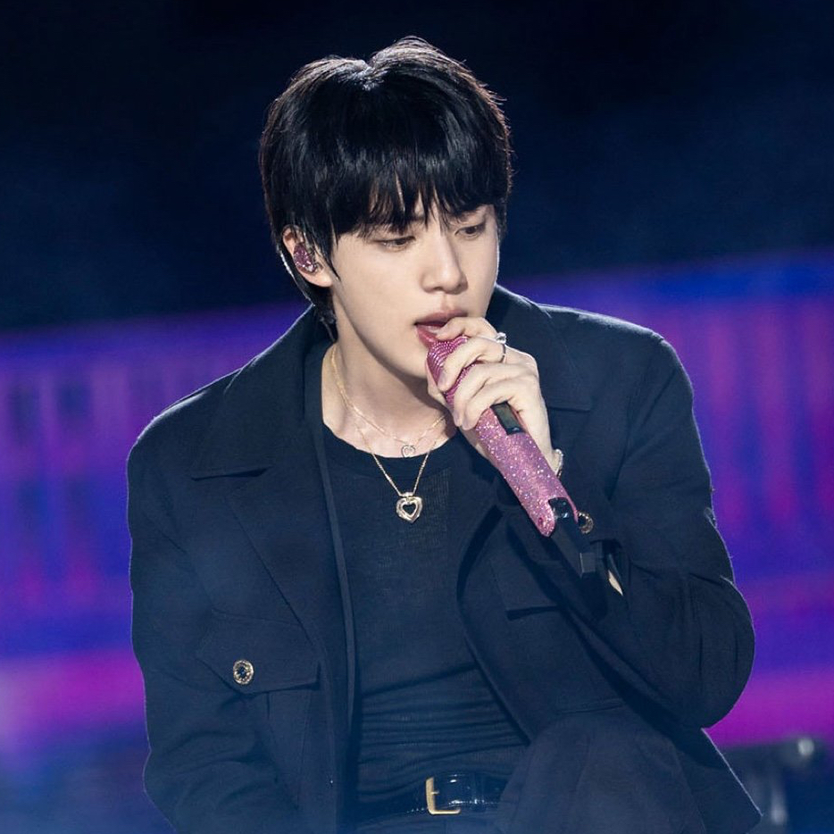 Recent activity shot of Jin (BTS)