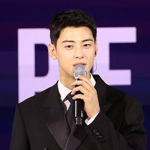 Recent activity shot of Eunwoo (ASTRO)