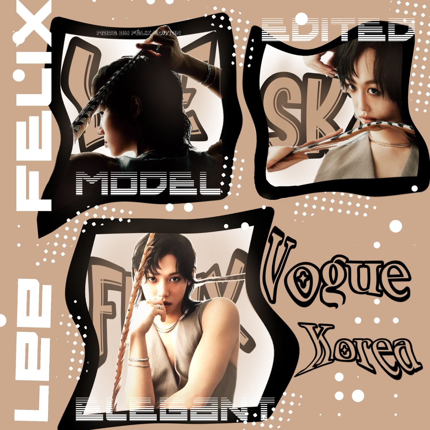 A moment captured by Felix (Stray Kids)'s fan