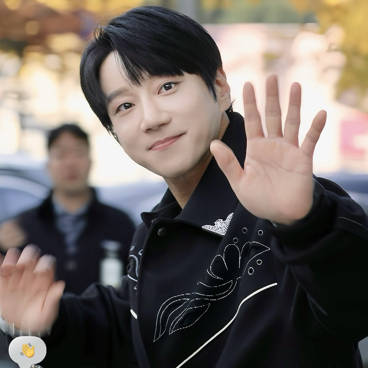 A moment captured by Hwang Chiyeol's fan