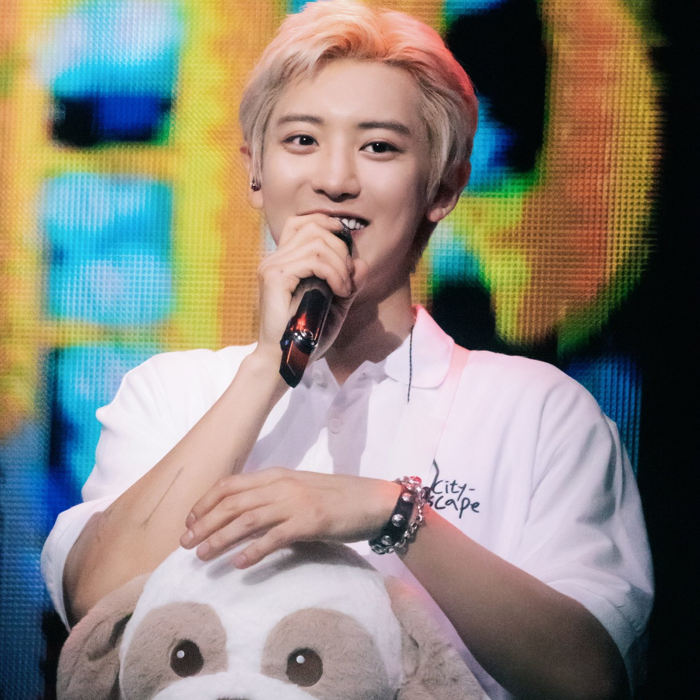 A moment captured by Chanyeol (EXO)'s fan