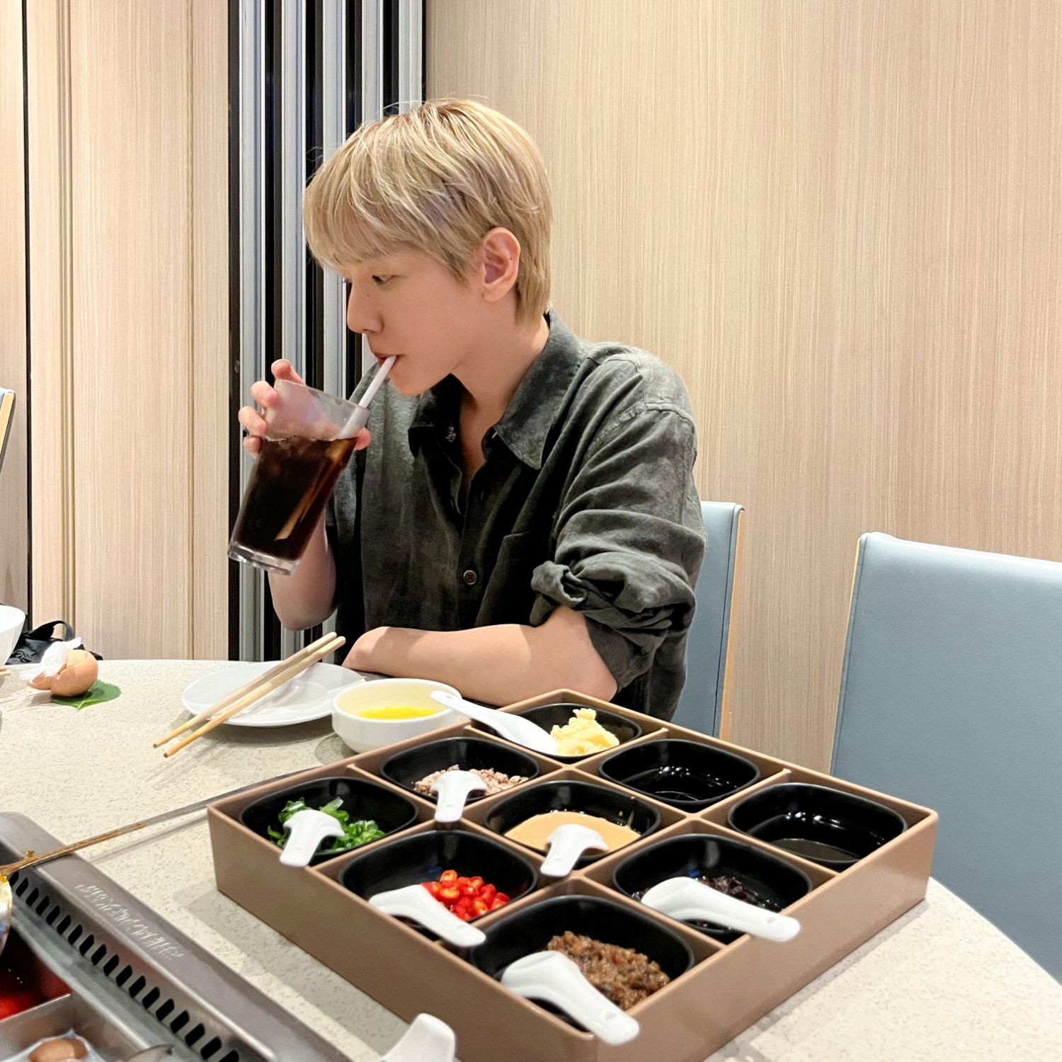 伯賢 (EXO)粉絲拍下的瞬間