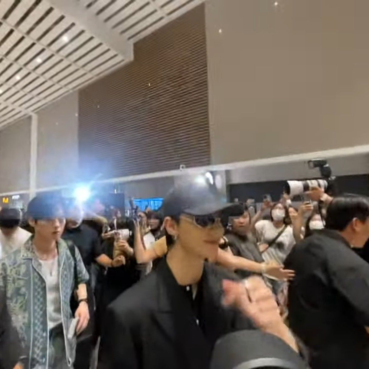 A moment captured by Hyunjin (Stray Kids)'s fan