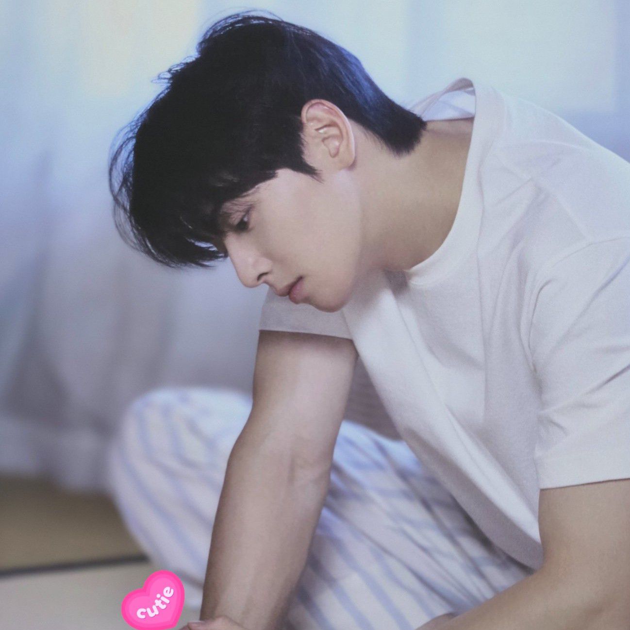 A moment captured by Eunwoo (ASTRO)'s fan