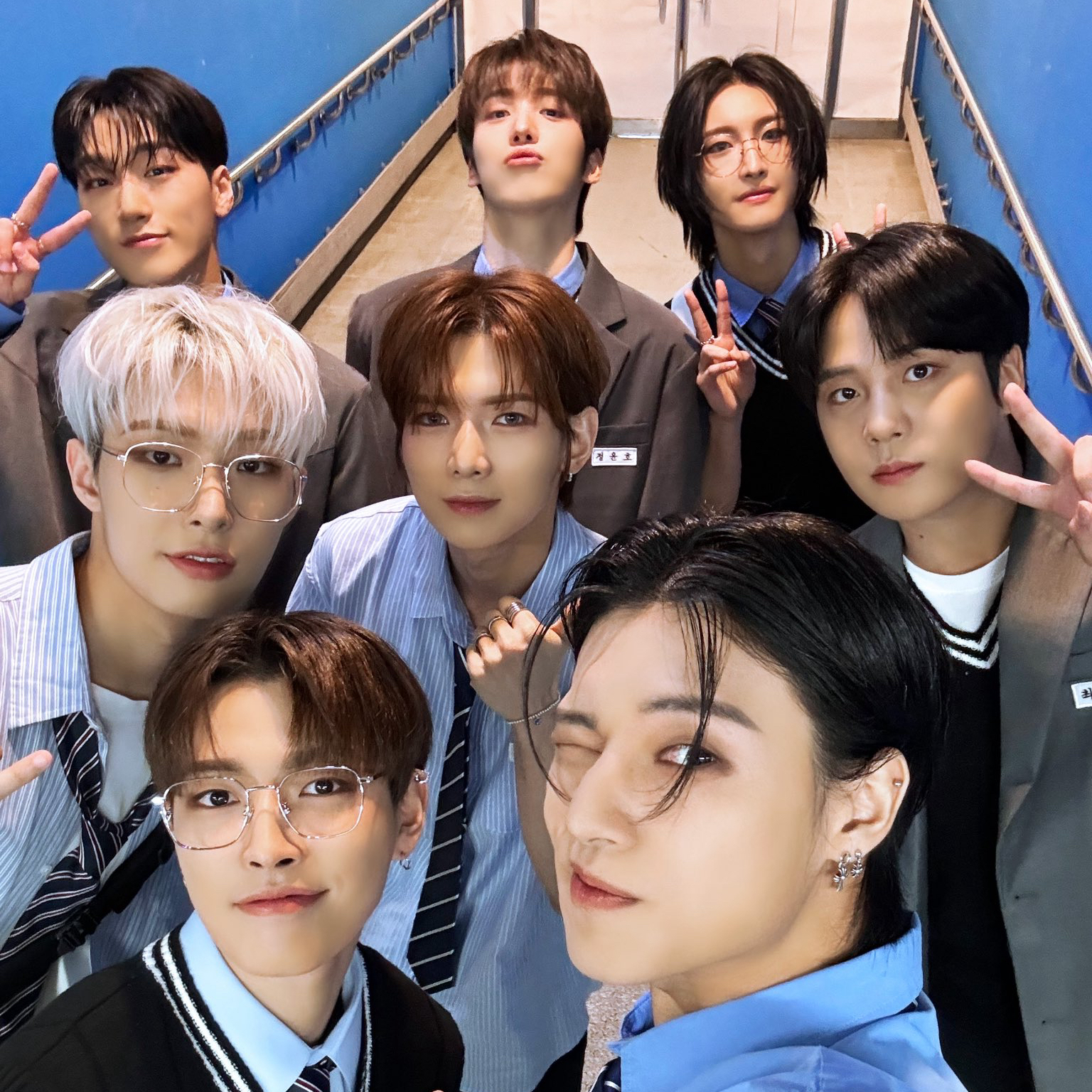 A moment captured by San (ATEEZ)'s fan