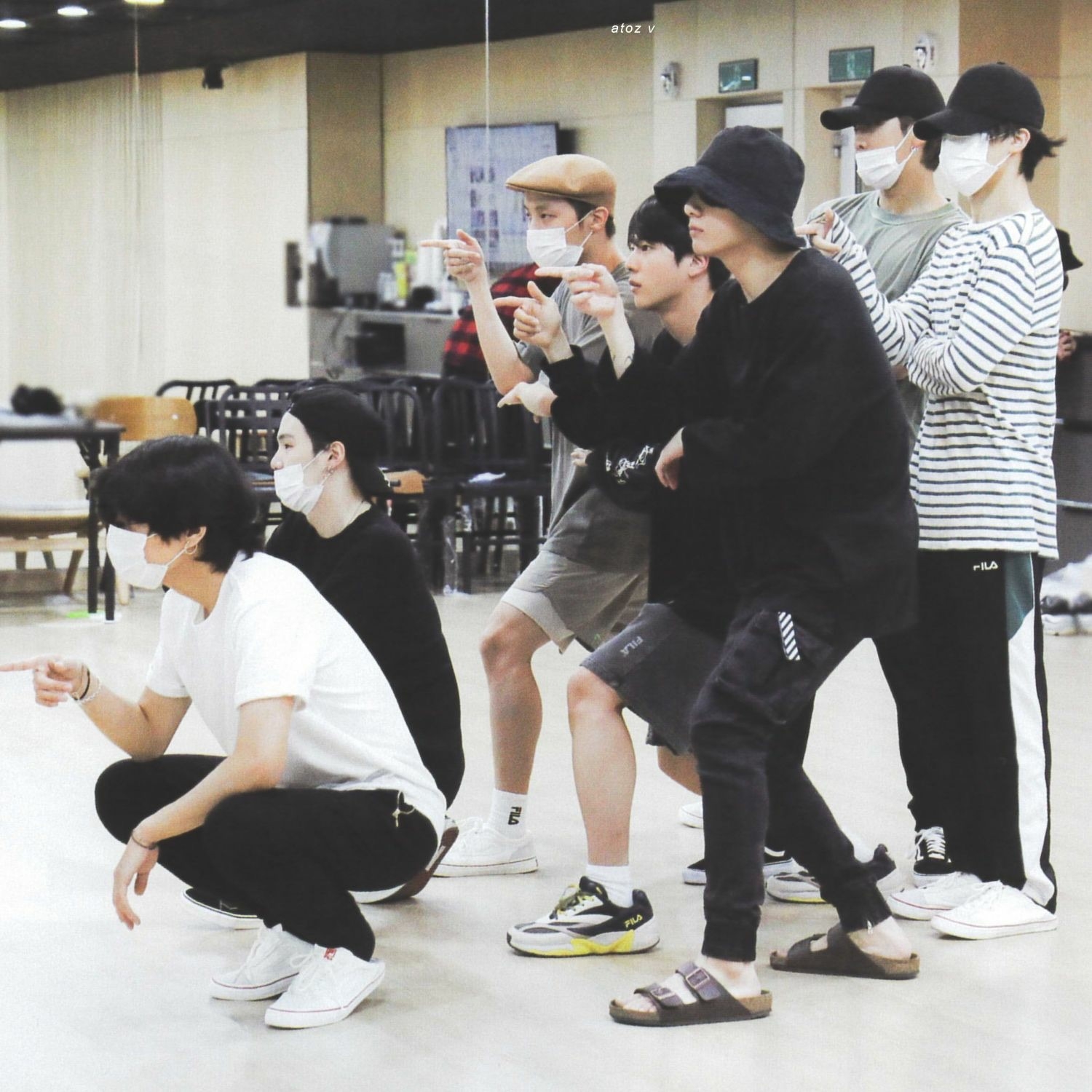 방탄소년단의 비하인드 컷