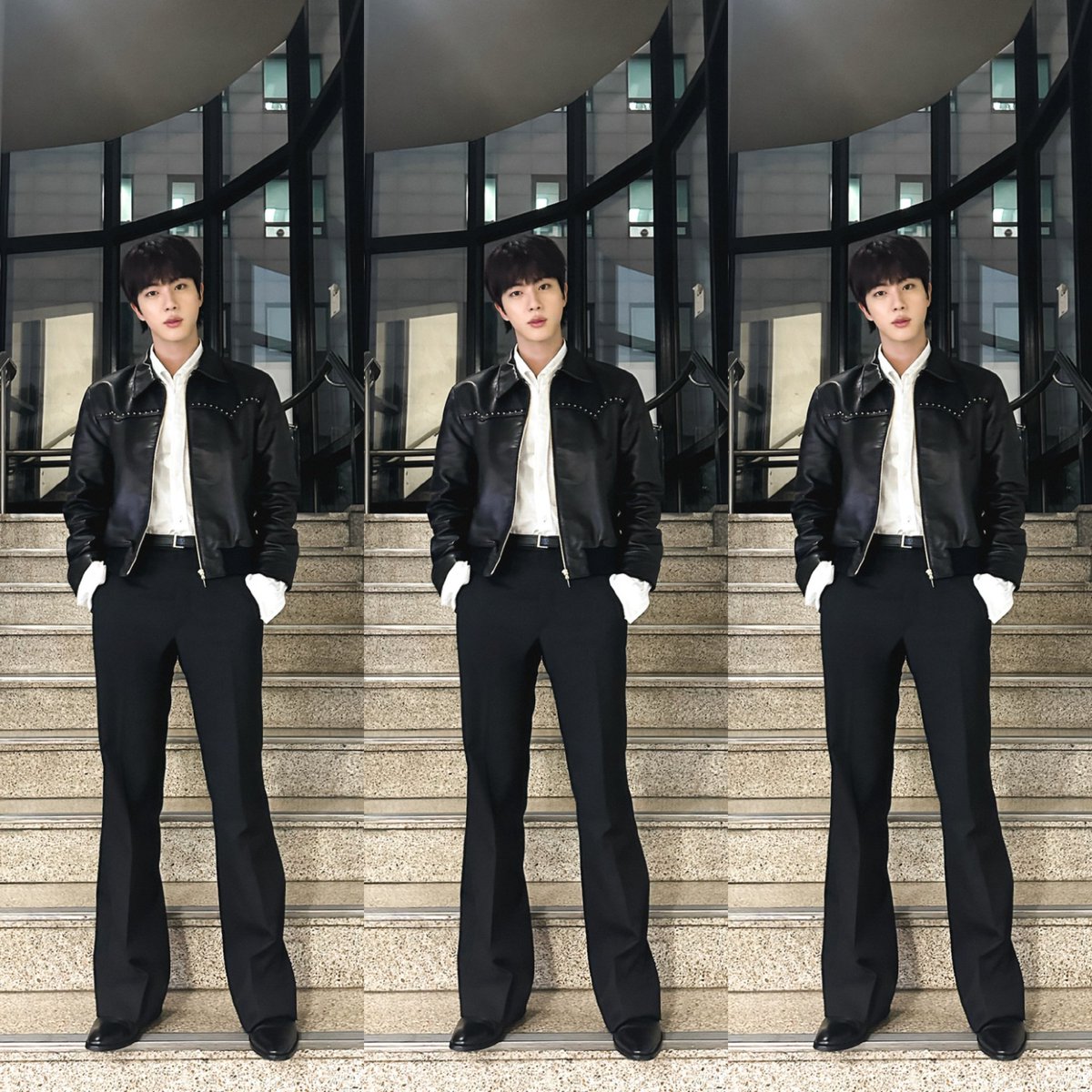 Momen yang diabadikan oleh penggemar Jin (BTS)