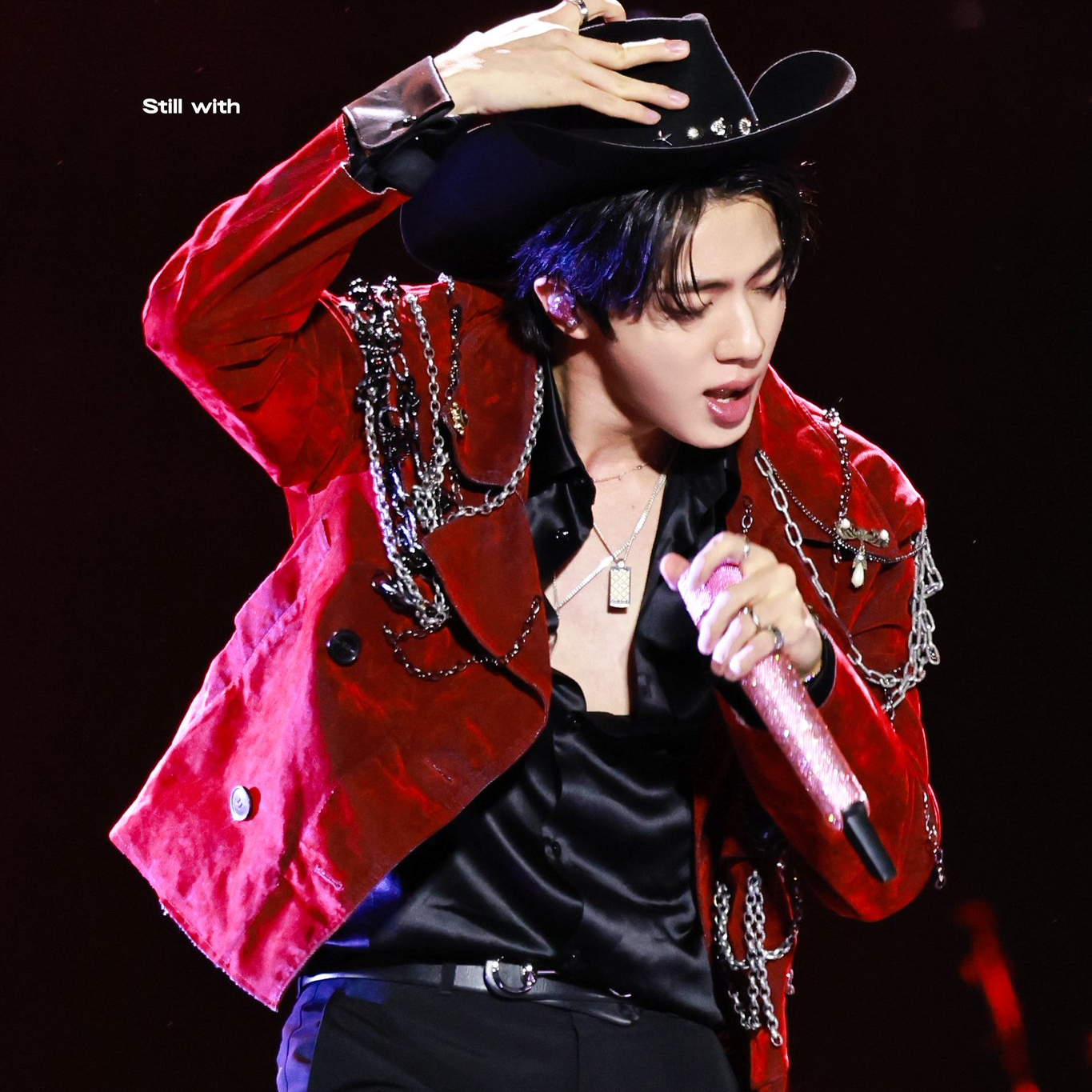 Recent activity shot of Jin (BTS)