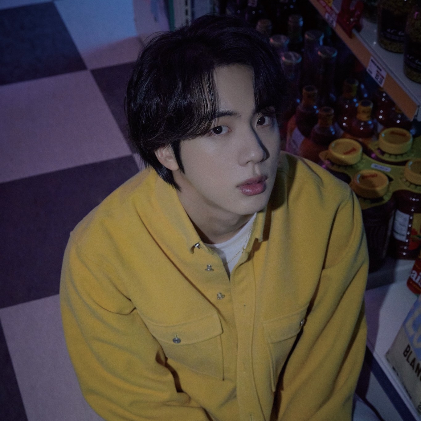 Recent activity shot of Jin (BTS)